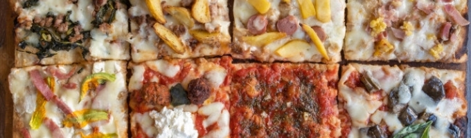 Lu Duci e lu Salatu | Teglia di Pizza da 12 pezzi e 6 Ravioline alla Ricotta